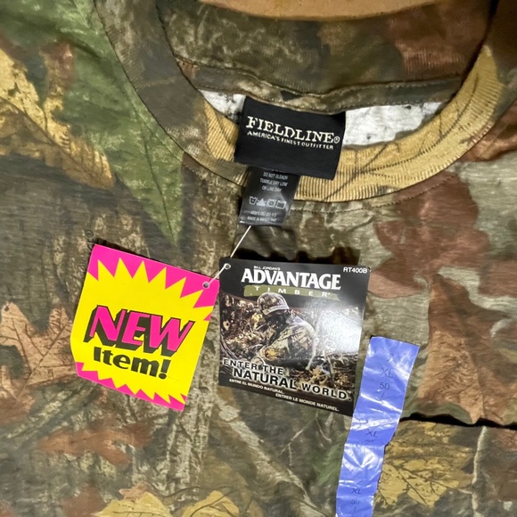 Vintage Camo Shirt Mens 2XL Fielding Hunting Hiking Outdoors Utilit NEW! - Picture 2 of 3